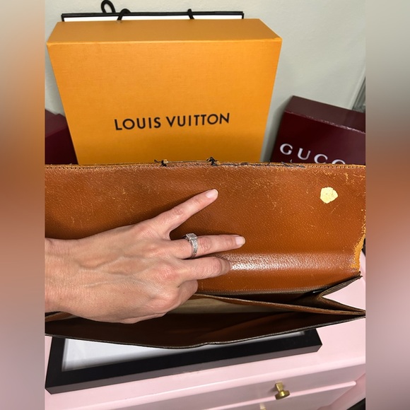 Louis Vuitton Porte-Document Brown Monogram Pouch - Picture 8 of 11